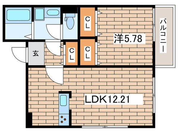 ＡＬＥＧＲＩＡ鎌倉大町の物件間取画像